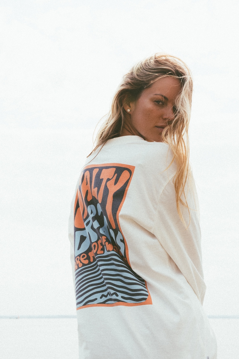 Salty Dreams LS - Vintage White