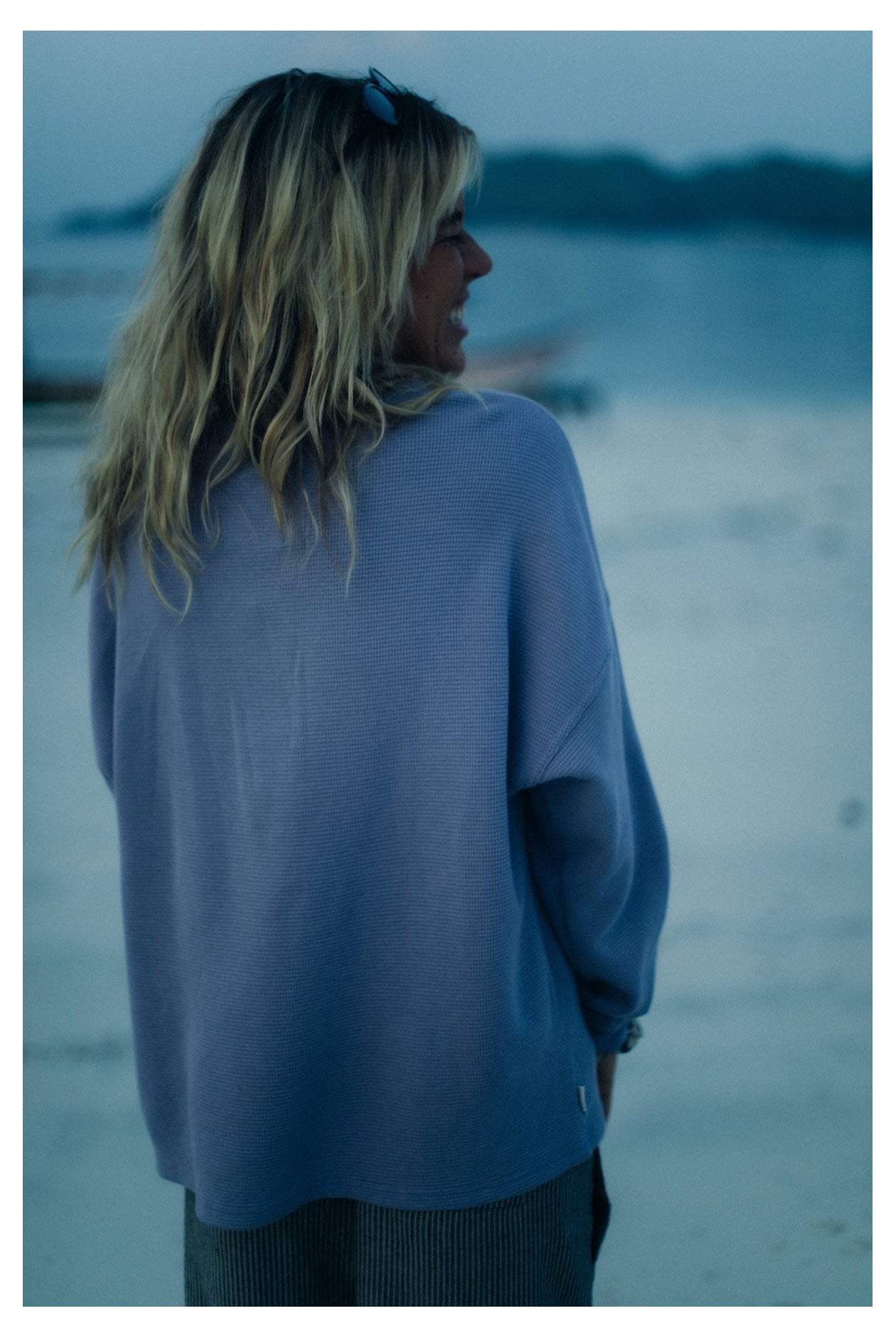 Waffle Longsleeve - Heather Purple Waffle Longsleeve - Heather Purple