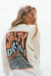 Salty Dreams LS - Vintage White