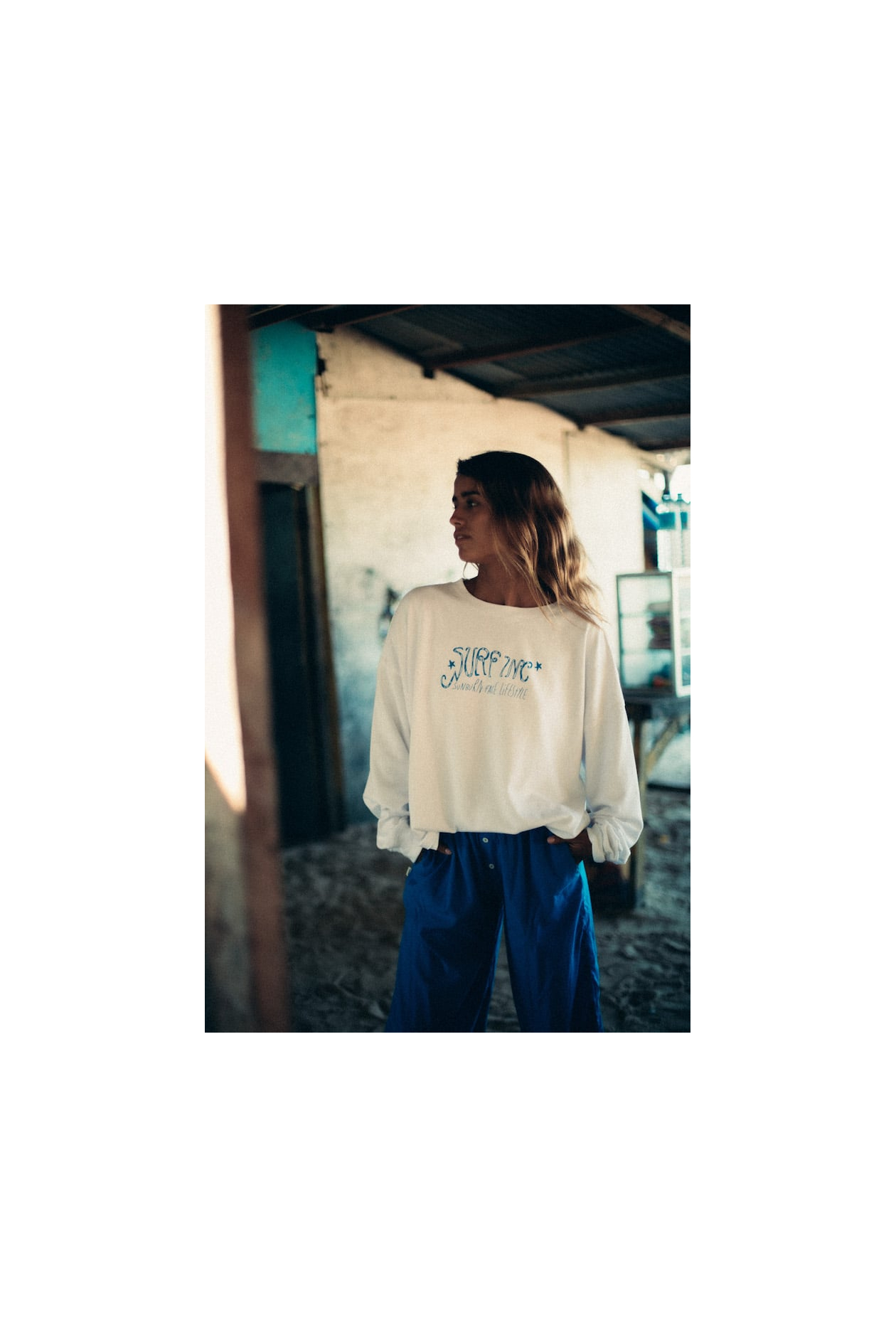 Sunburn LS - Optic White Sunburn LS - Optic White