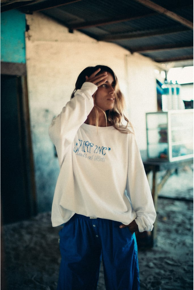 Sunburn LS - Optic White Sunburn LS - Optic White