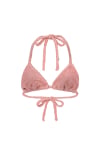 Frotte Triangle Bra - Flamingo Pink