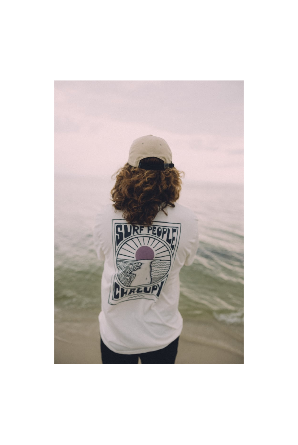 Surf People Tee - Vintage White