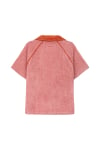 Frotte Polo Tee - Burnt Orange