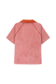 Frotte Polo Tee - Flamingo Pink Frotte Polo Tee - Flamingo Pink