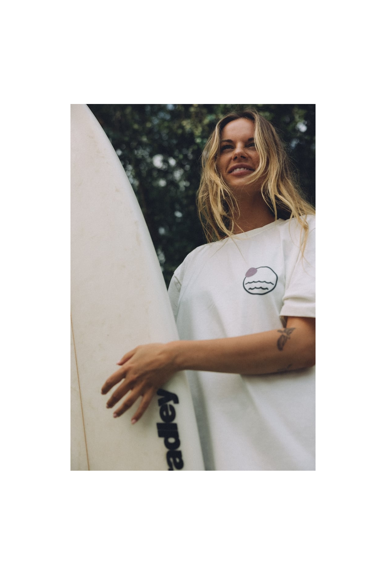 Surf People Tee - Vintage White
