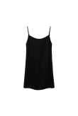 Mini Cupro Dress - Space Black Mini Cupro Dress - Space Black