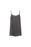 Mini Cupro Dress - Stone Grey Mini Cupro Dress - Stone Grey