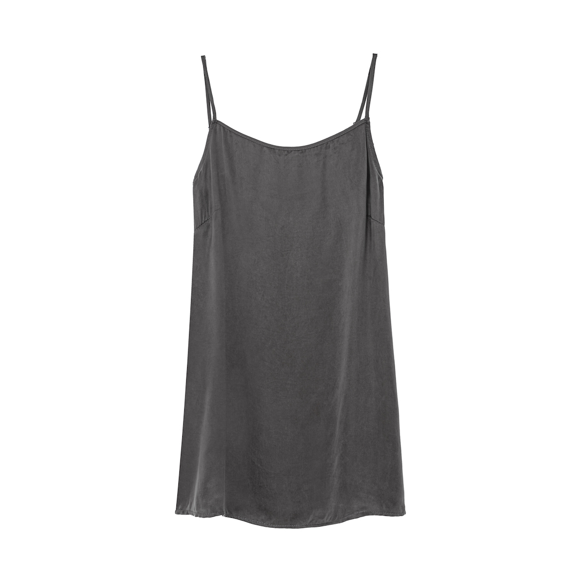 Mini Cupro Dress - Stone Grey