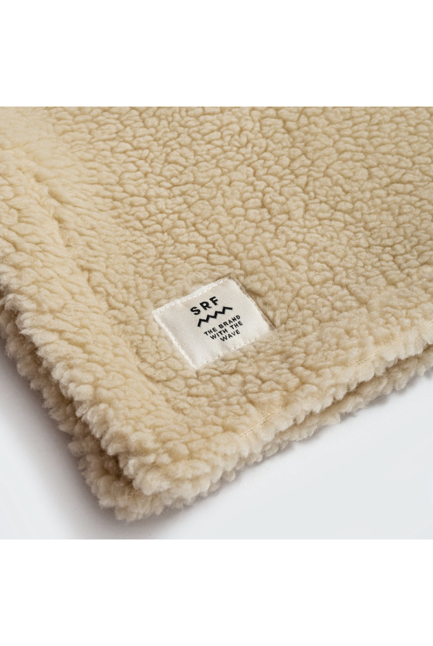 V Collar Sherpa Sweat - Vintage White V Collar Sherpa Sweat - Vintage White