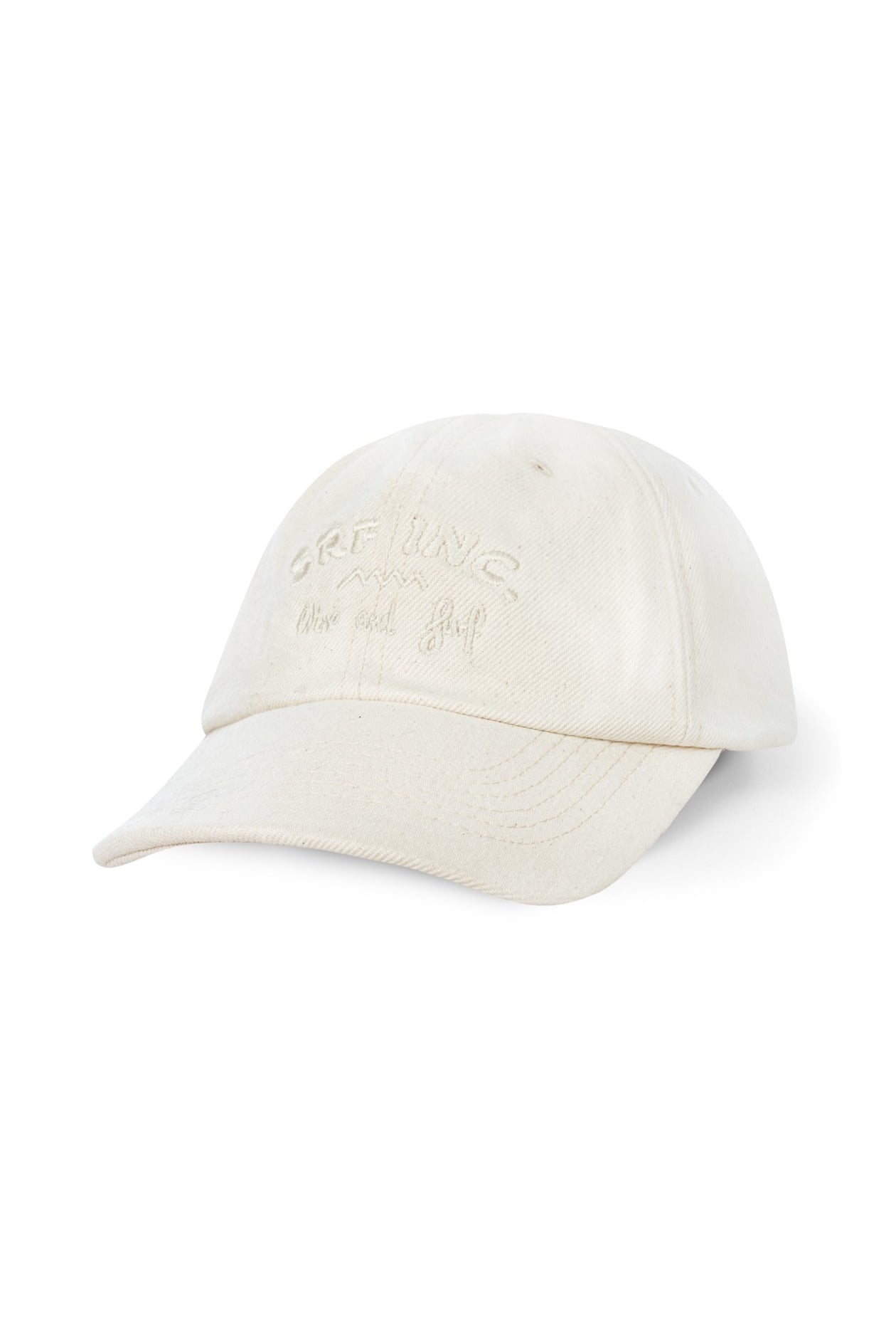 Wine & Surf Cap - Vintage White & Carmel