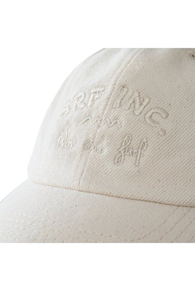 Wine & Surf Cap - Vintage White & Carmel Wine & Surf Cap - Vintage White & Carmel