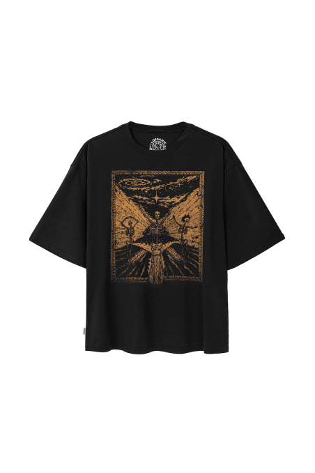 Danse Macabre Box Tee - Acid Black Danse Macabre Box Tee - Acid Black