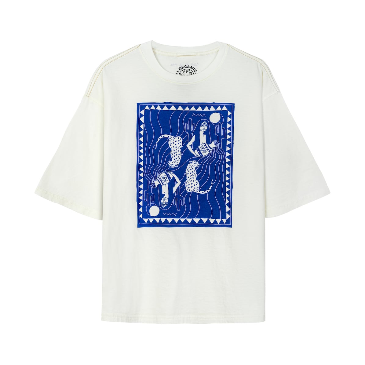 Aqua Box Tee - Vintage White