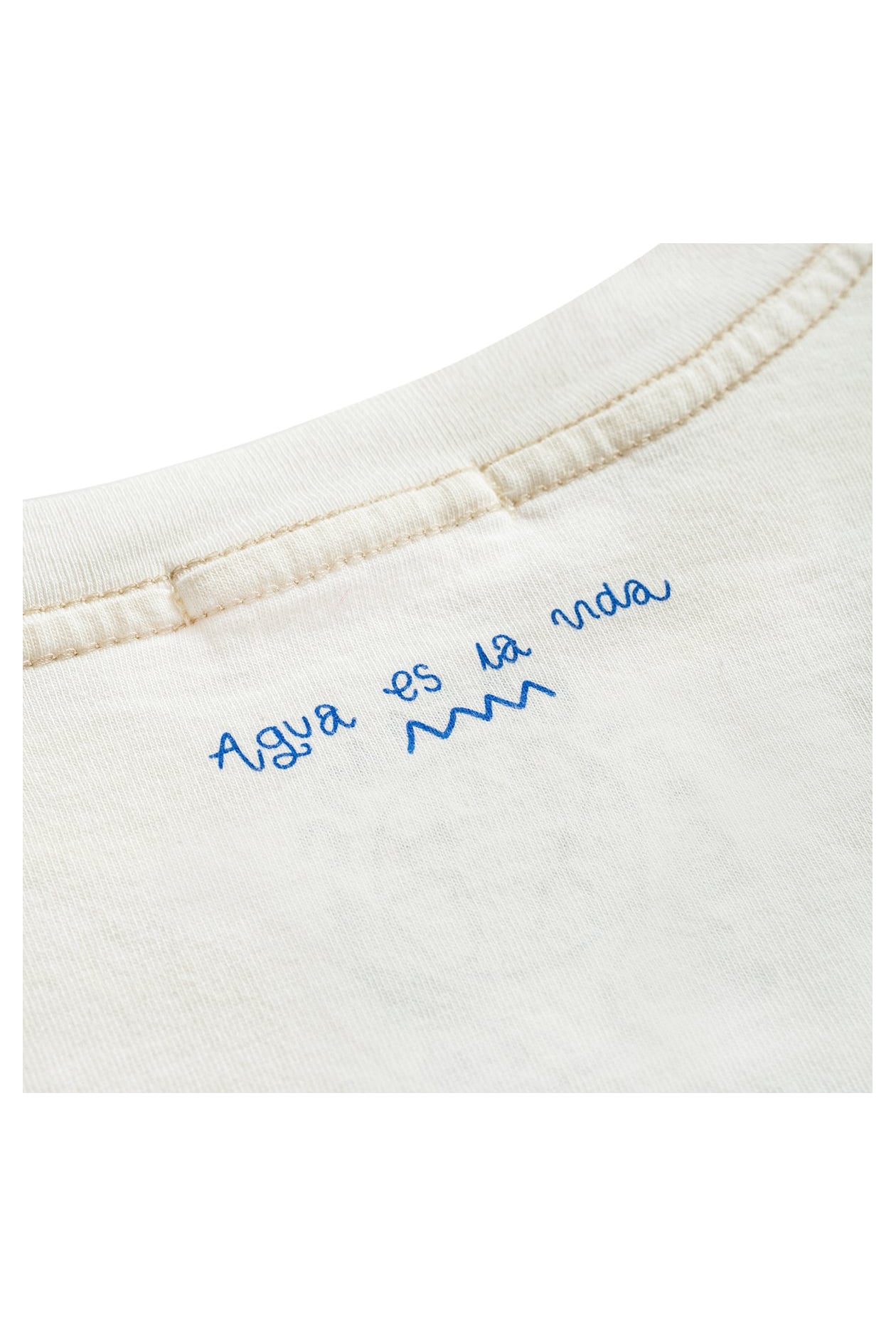 Aqua Box Tee - Vintage White