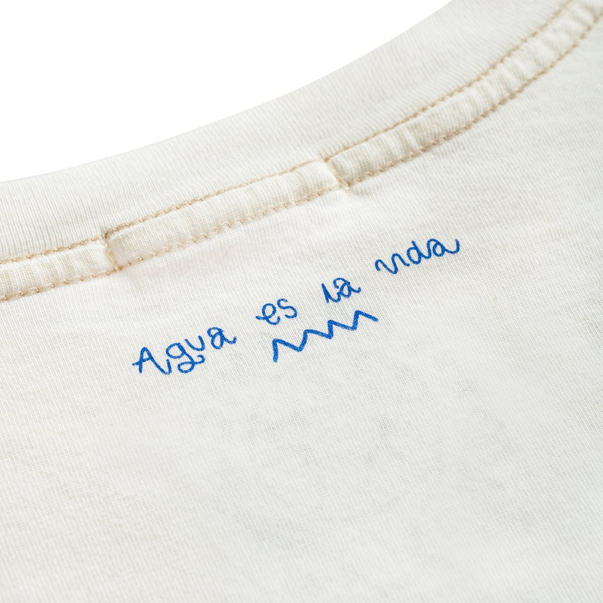 Aqua Box Tee - Vintage White