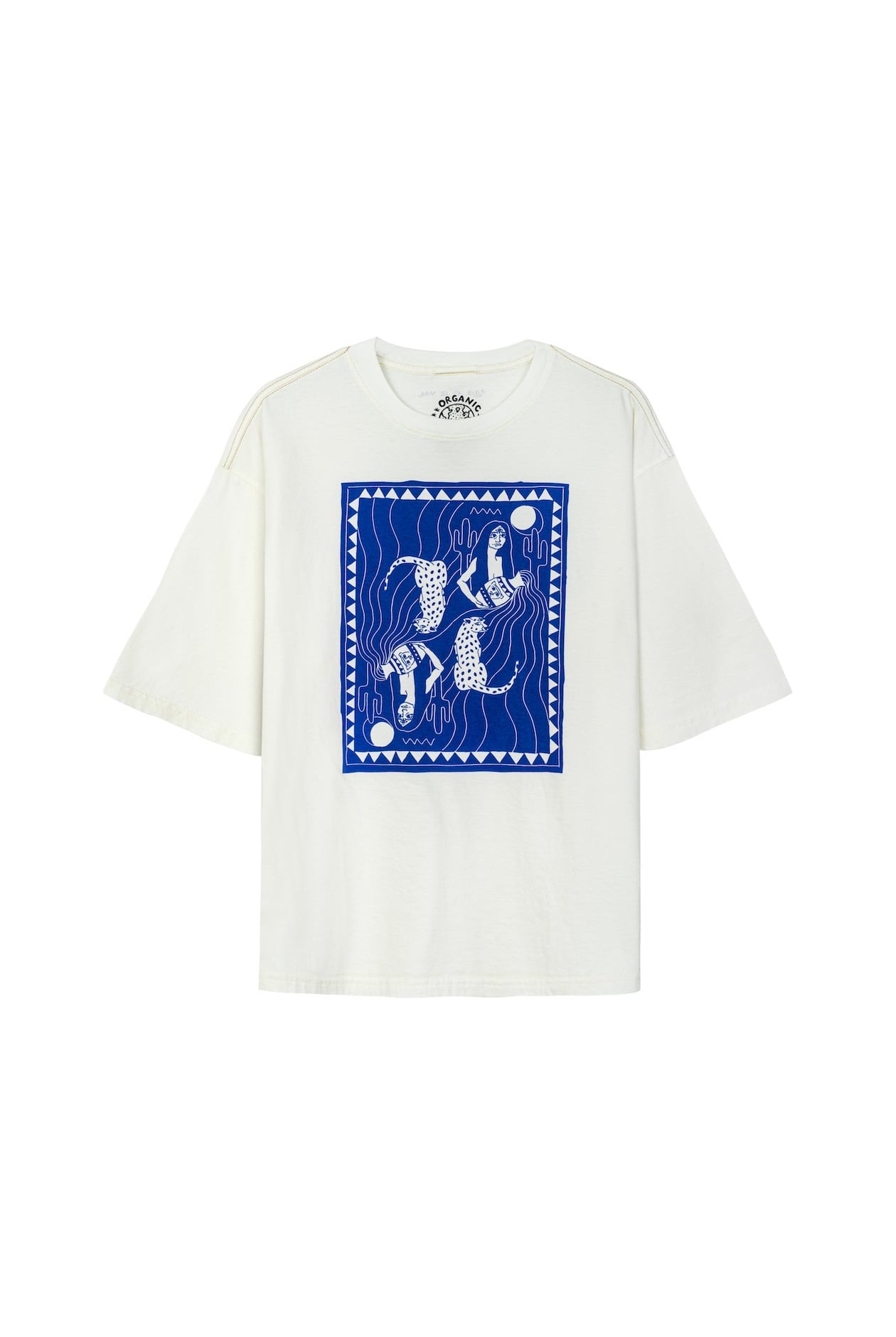 Aqua Box Tee - Vintage White