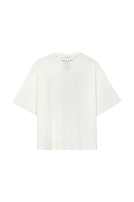 Aqua Box Tee - Vintage White Aqua Box Tee - Vintage White