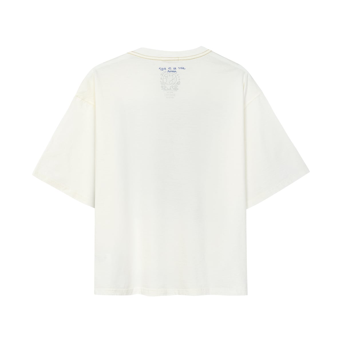 Aqua Box Tee - Vintage White