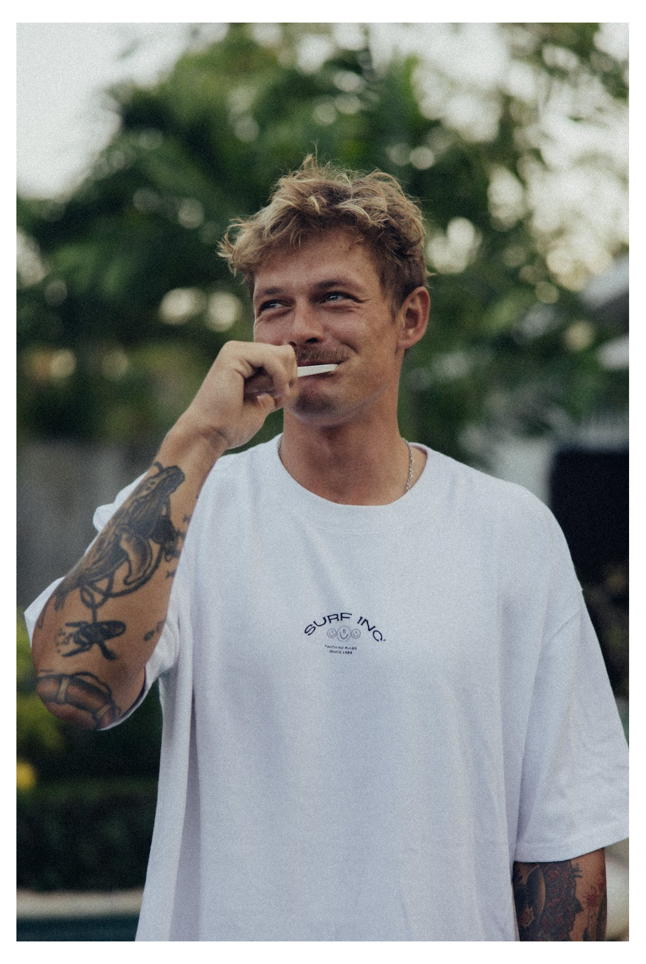 No Rules Tee - Paper White