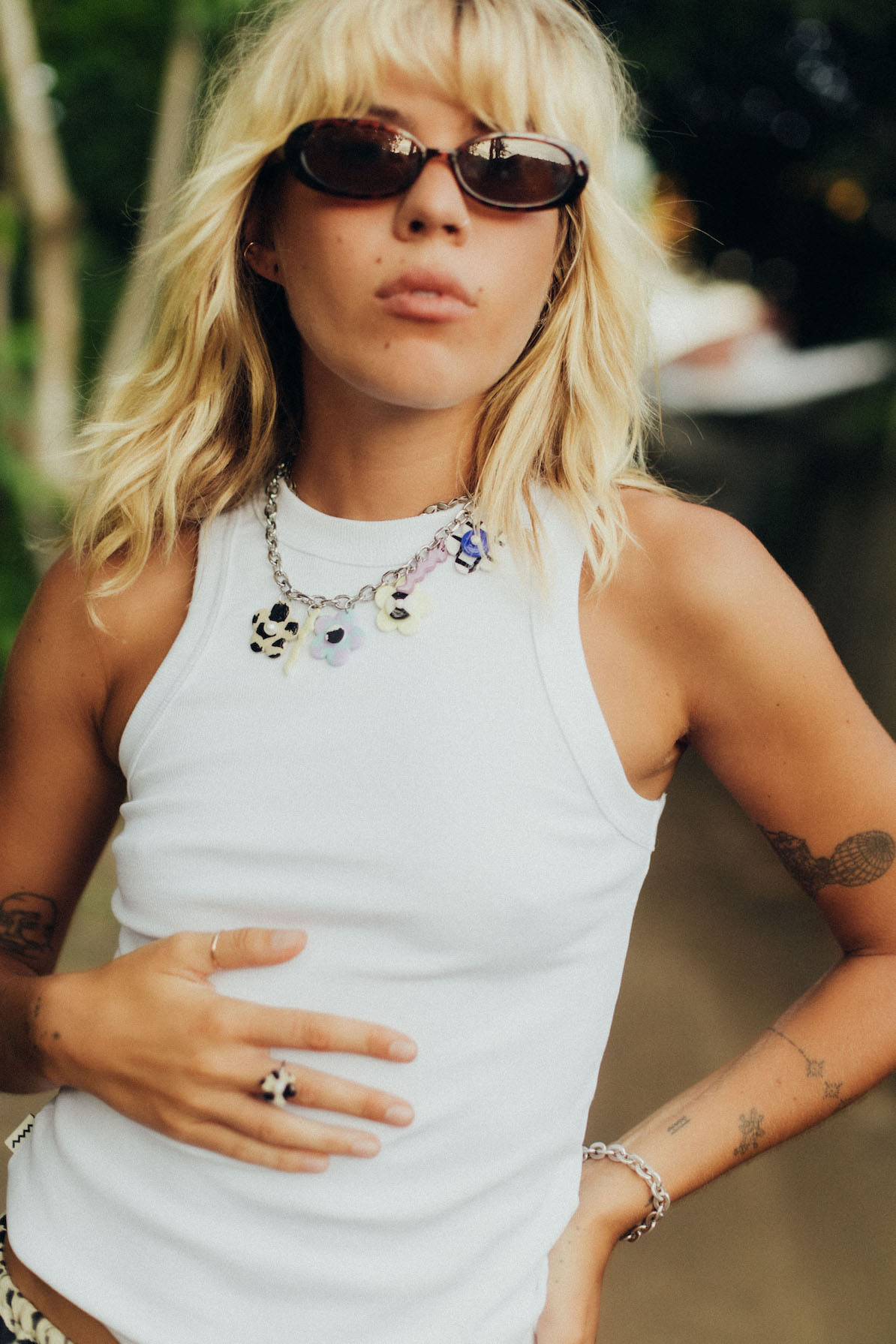 GLINA X SRF Flower Power Necklace GLINA X SRF Flower Power Necklace