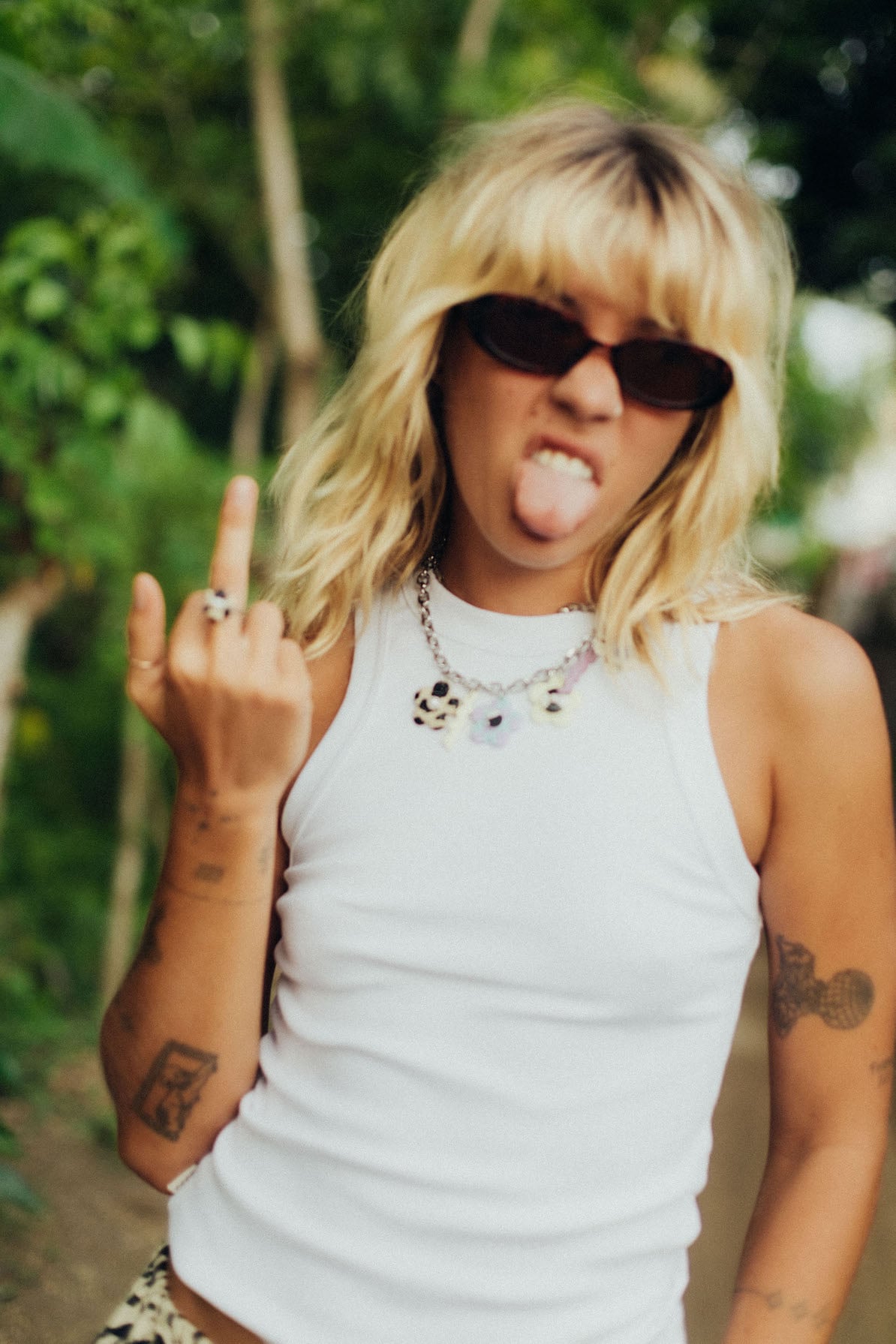 GLINA X SRF Flower Power Necklace GLINA X SRF Flower Power Necklace