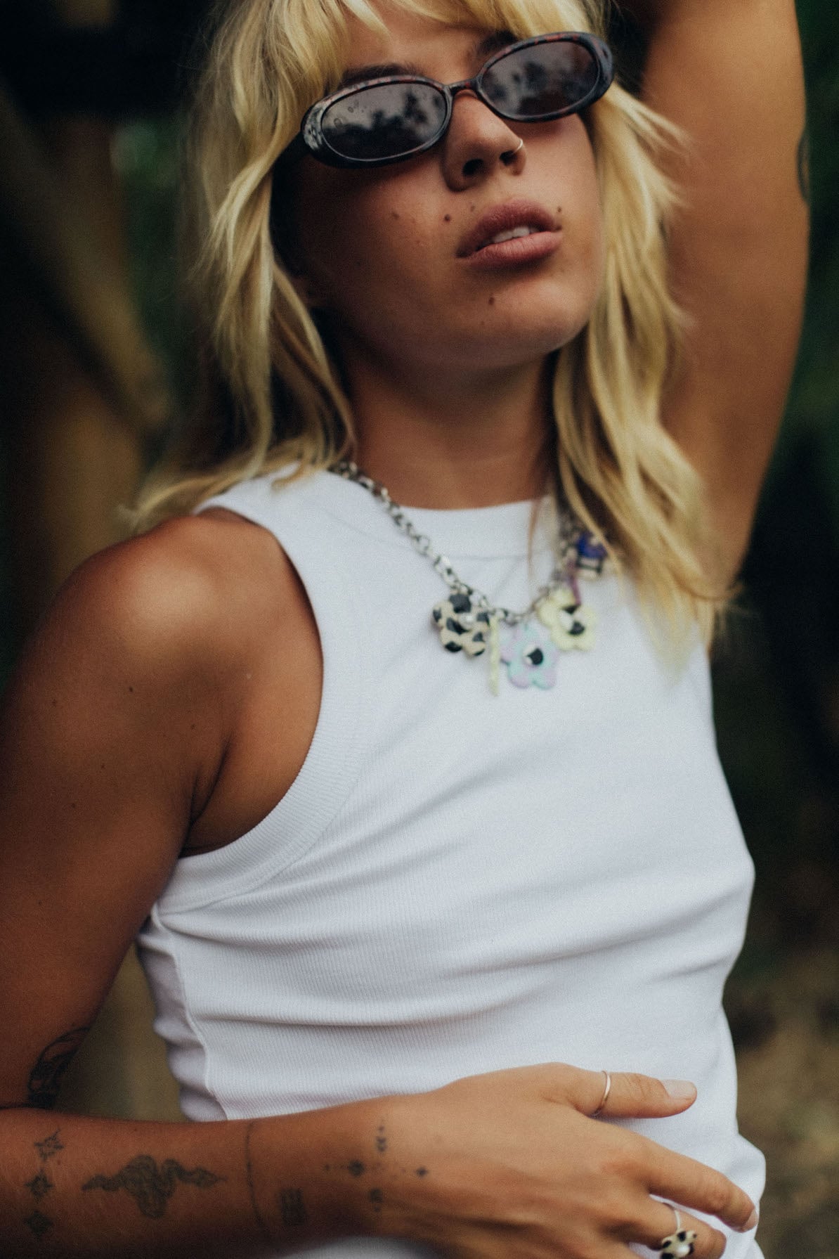 GLINA X SRF Flower Power Necklace GLINA X SRF Flower Power Necklace