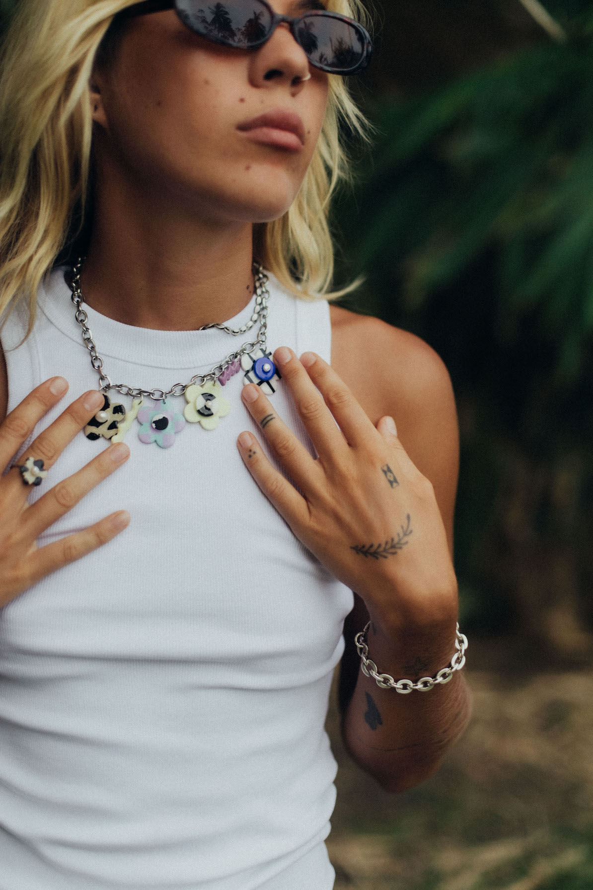 GLINA X SRF Flower Power Necklace GLINA X SRF Flower Power Necklace