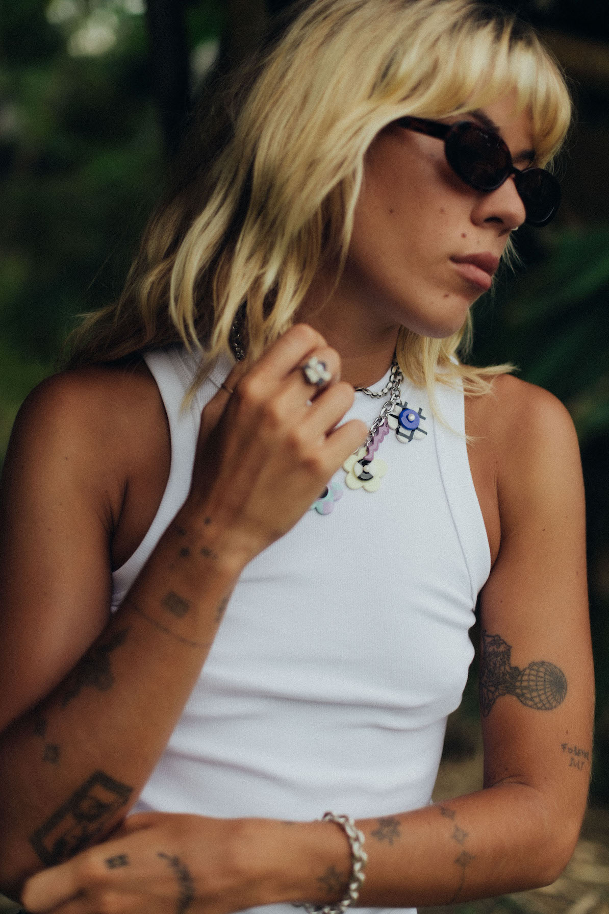 GLINA X SRF Flower Power Necklace GLINA X SRF Flower Power Necklace