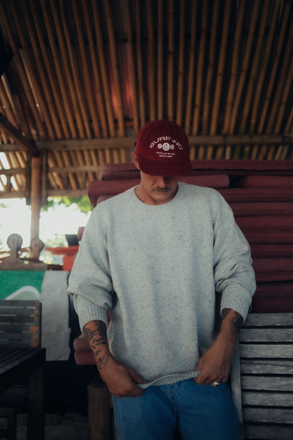 No Rules Cord Cap - Formula Red No Rules Cord Cap - Formula Red