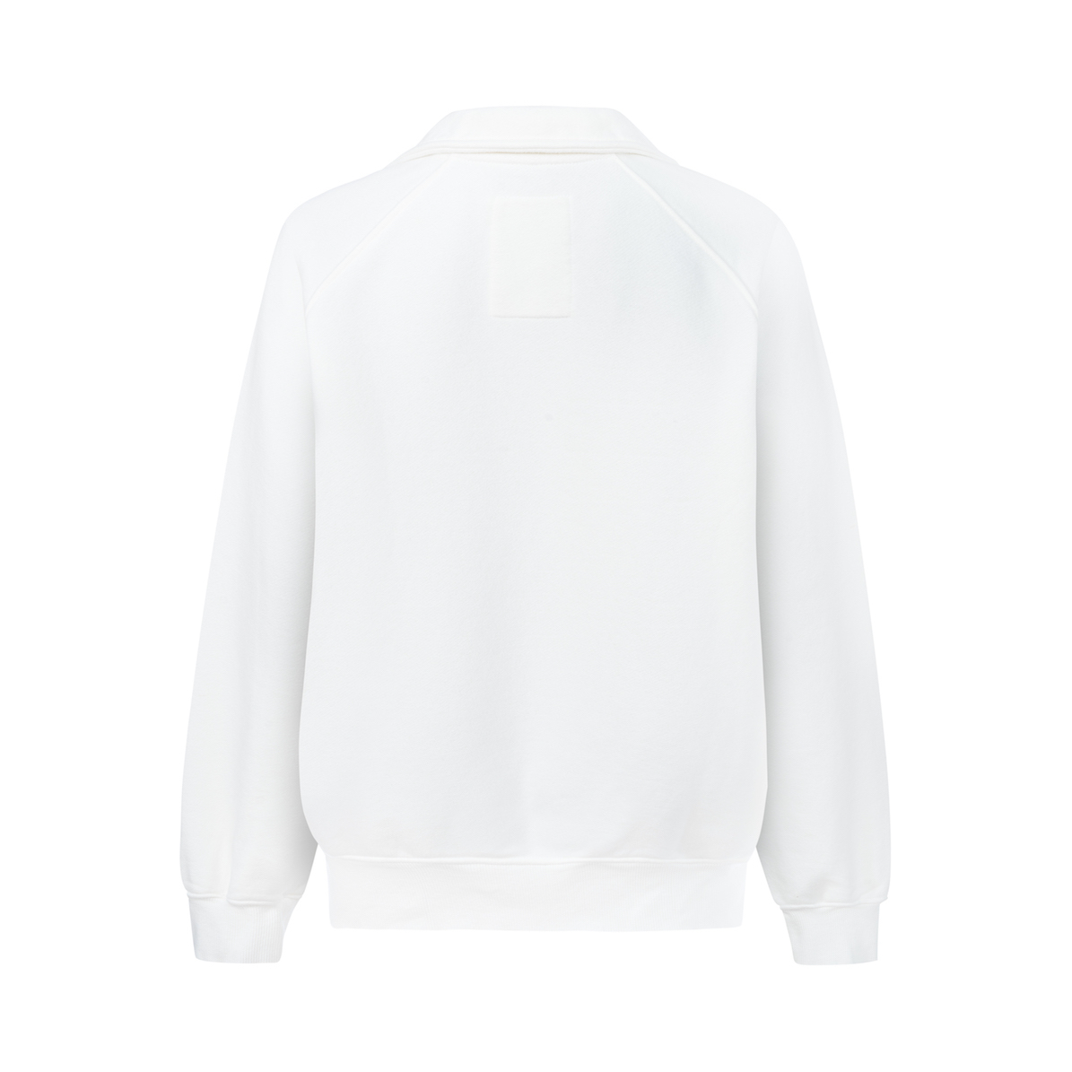 Surf Square Polo Sweat - Vintage White
