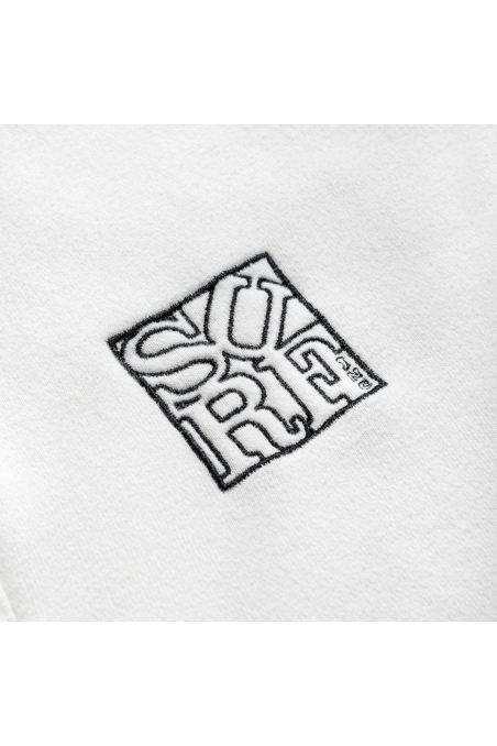 Surf Square Polo Sweat - Vintage White Surf Square Polo Sweat - Vintage White