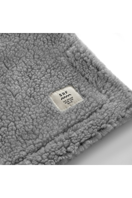 V-hals Sherpa-sweater - Grijs V-hals Sherpa-sweater - Grijs