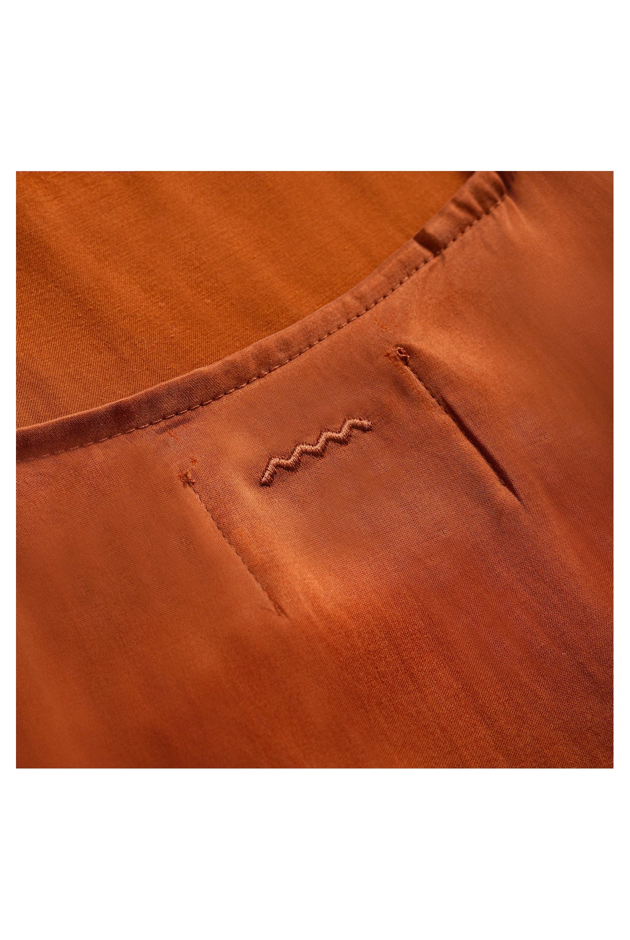 Mini Cupro Dress - Copper