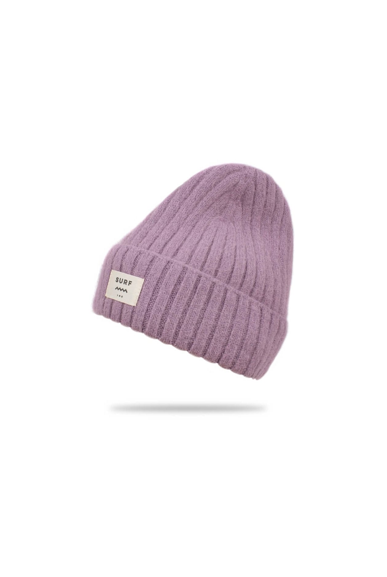 Rib Fluffy Beanie - Purple Haze Rib Fluffy Beanie - Purple Haze