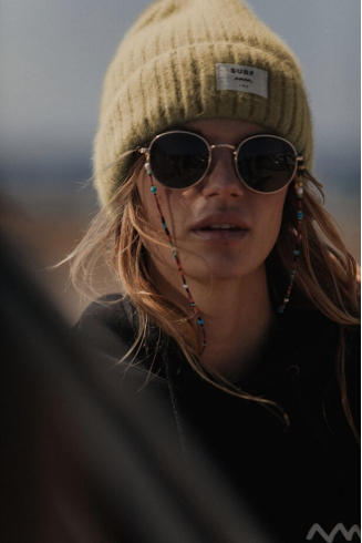 Rib Fluffy Beanie - Yellow