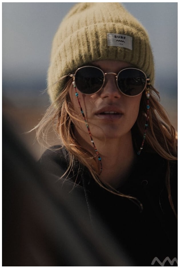 Rib Fluffy Beanie - Yellow Rib Fluffy Beanie - Yellow