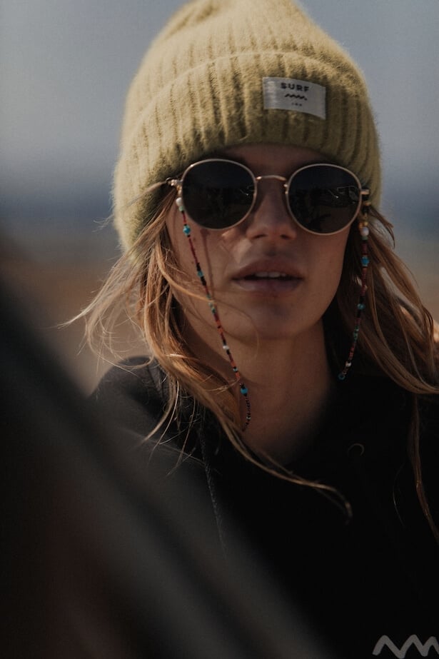 Rib Fluffy Beanie - Yellow Rib Fluffy Beanie - Yellow