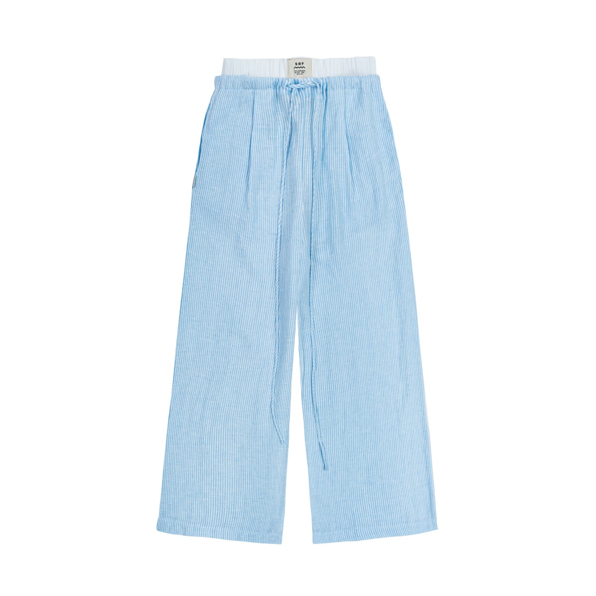 Lazy Linen Pants - Light Blue