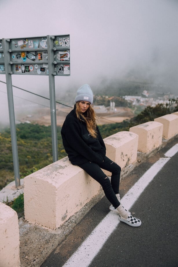 Rib Fluffy Beanie - Blue Dream