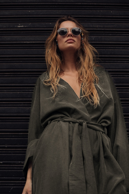 Kimono Dress - Olive Kimono Dress - Olive