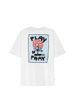 Play N'Pray Tee - Paper White Play N'Pray Tee - Paper White