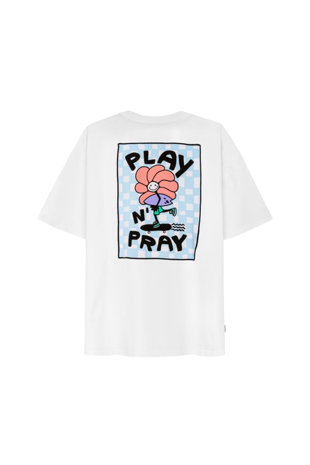 Play N'Pray Tee - Vintage White