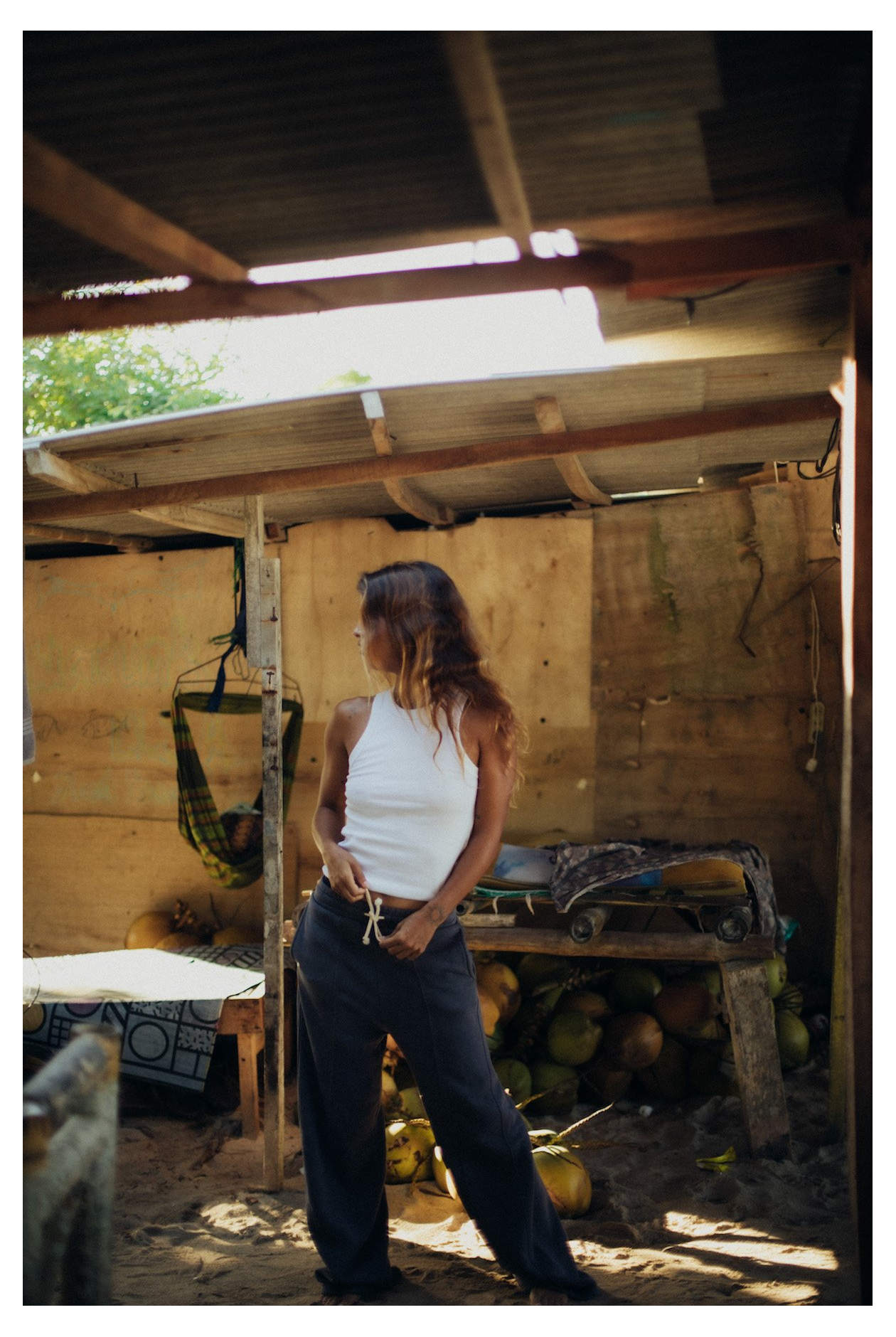 Front Hem Pants - Stone Grey | Surf Inc. Front Hem Pants - Stone Grey | Surf Inc.