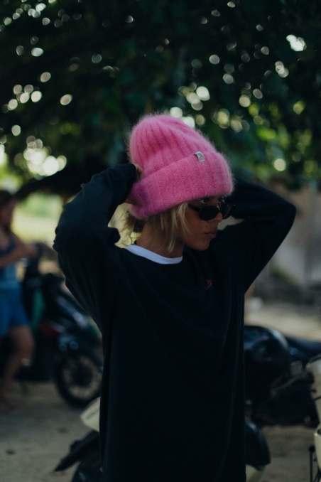 Olivia Little Tiger Beanie - Flamingo Olivia Little Tiger Beanie - Flamingo