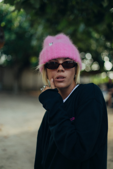 Olivia Little Tiger Beanie - Flamingo Olivia Little Tiger Beanie - Flamingo