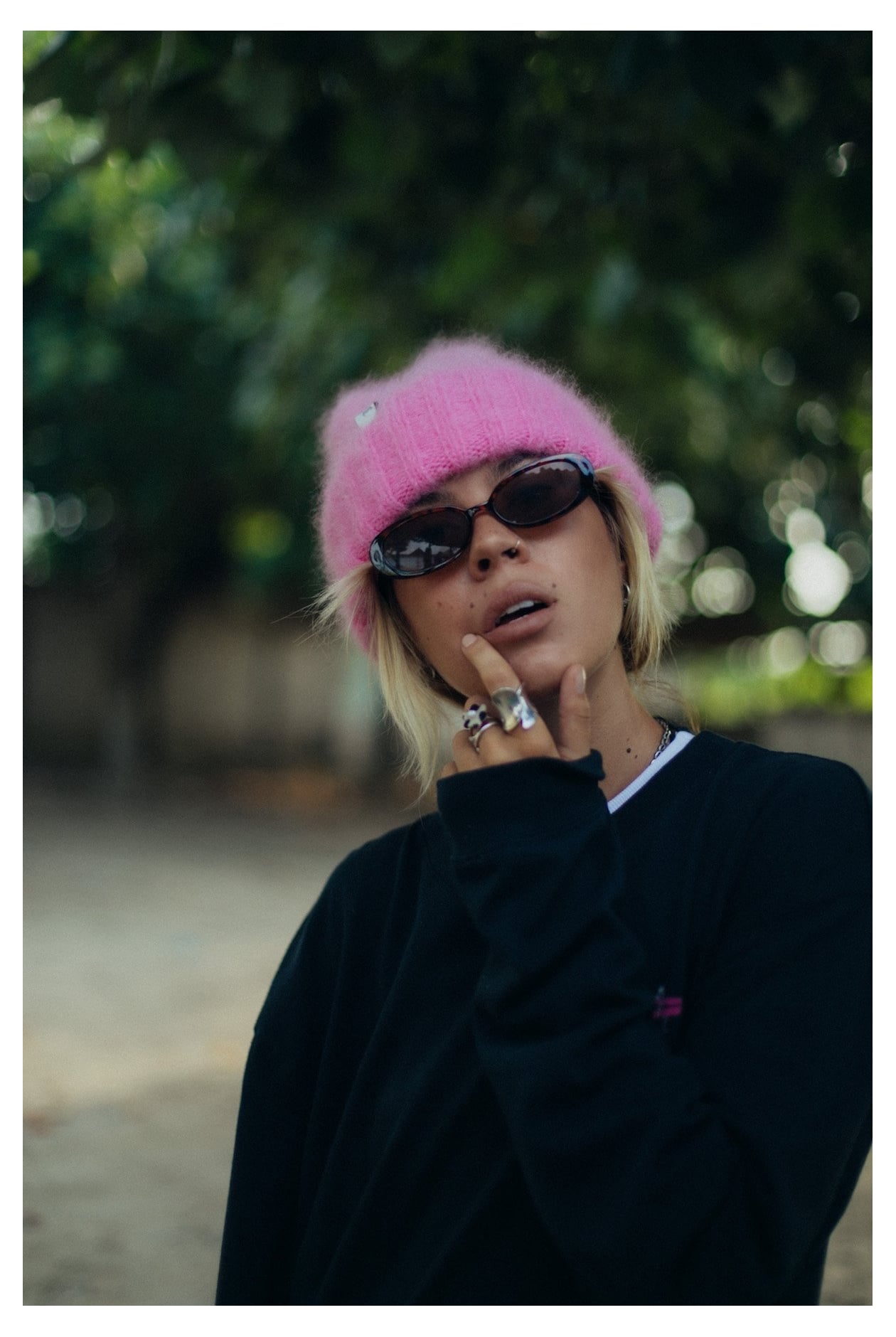 Olivia Little Tiger Beanie - Flamingo Olivia Little Tiger Beanie - Flamingo