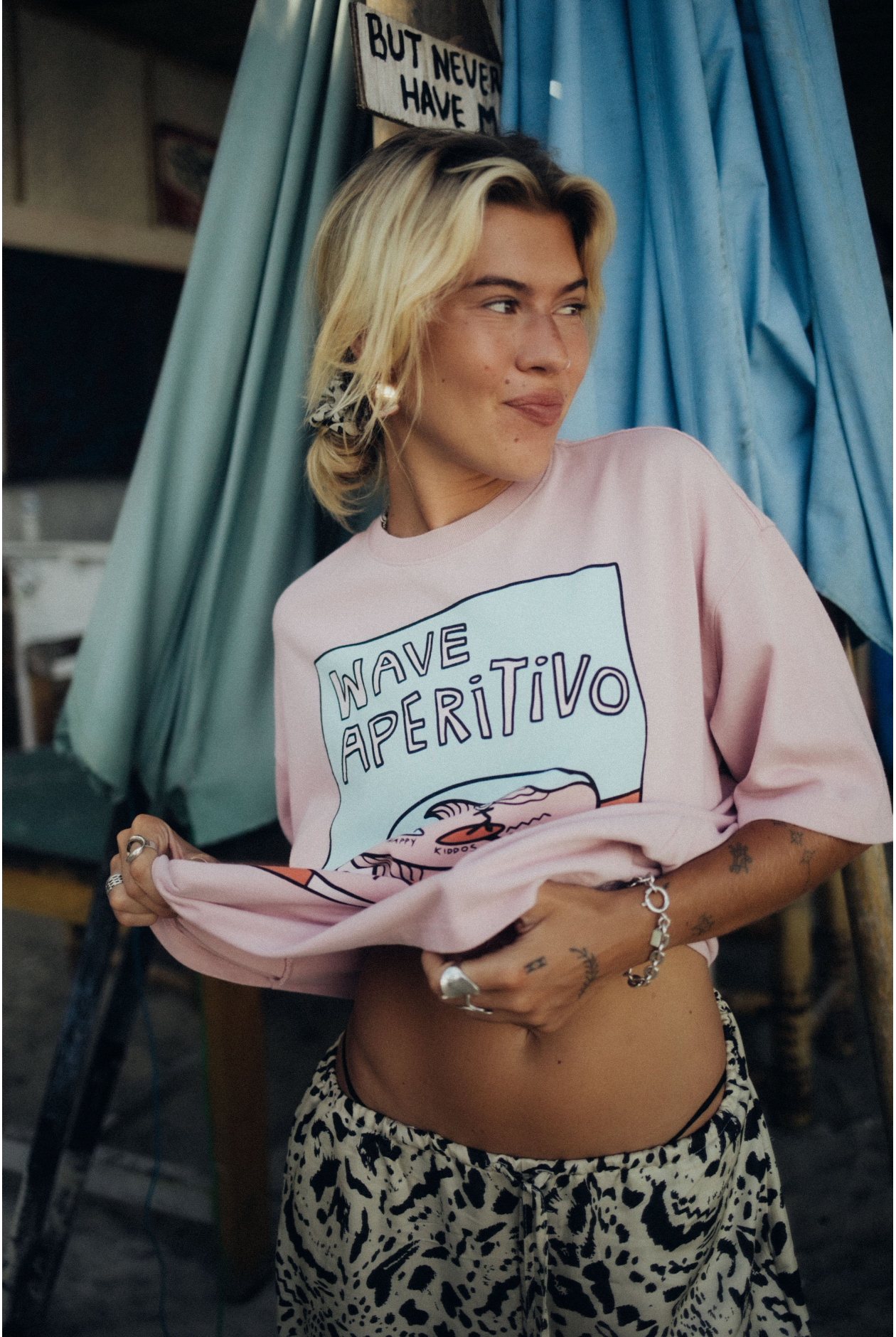 Animal Loose Pants - Silk Blend Animal Loose Pants - Silk Blend