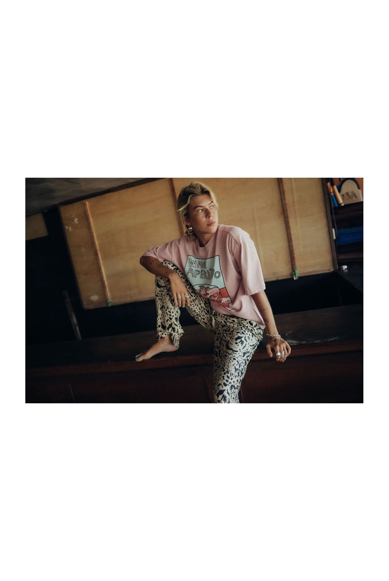 Animal Loose Pants - Silk Blend Animal Loose Pants - Silk Blend