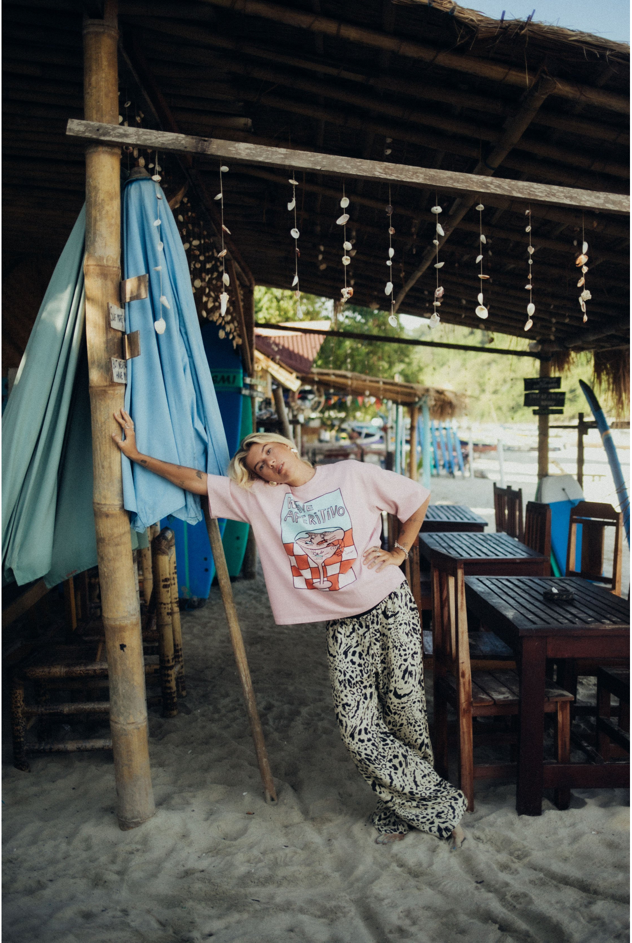 Animal Loose Pants - Silk Blend Animal Loose Pants - Silk Blend